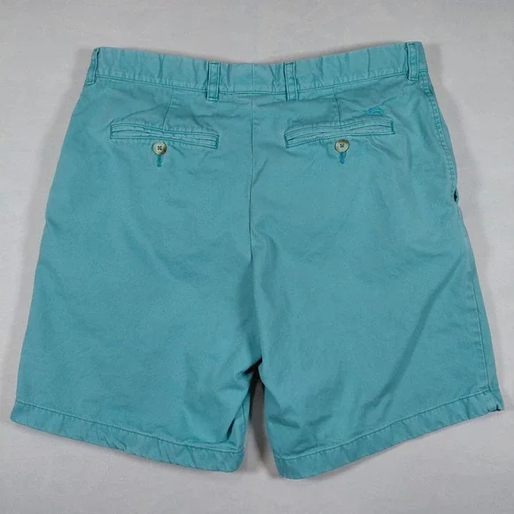 Southern Tide Skipjack Shorts Mens 35 Blue Teal Pima Cotton Modal Chino Coastal - Picture 3 of 12